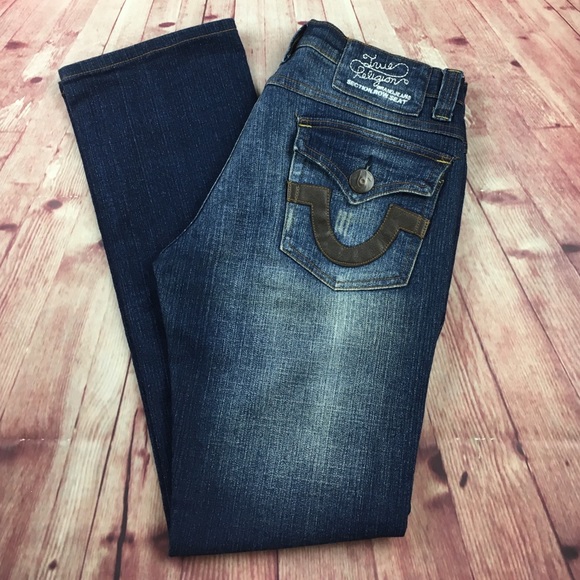 True Religion Straight Leg jean size 27 - Picture 2 of 8